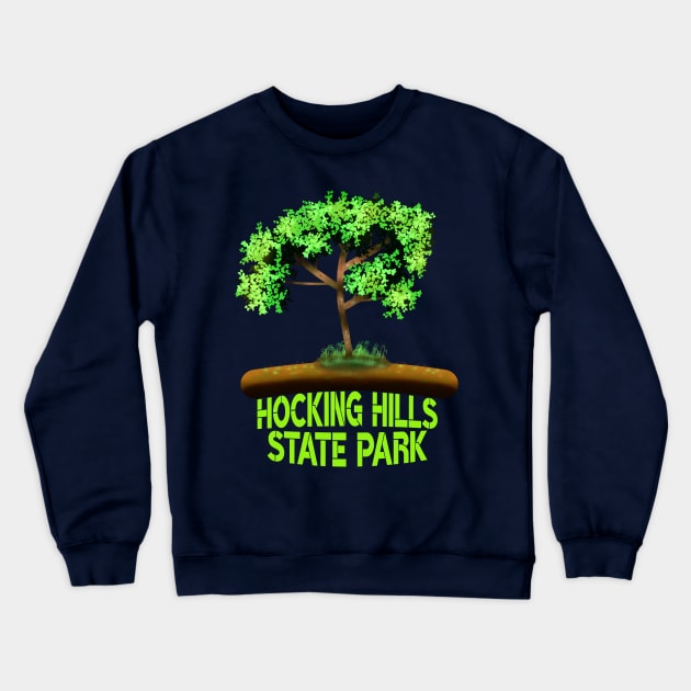 Hocking Hills State Park Crewneck Sweatshirt by MoMido